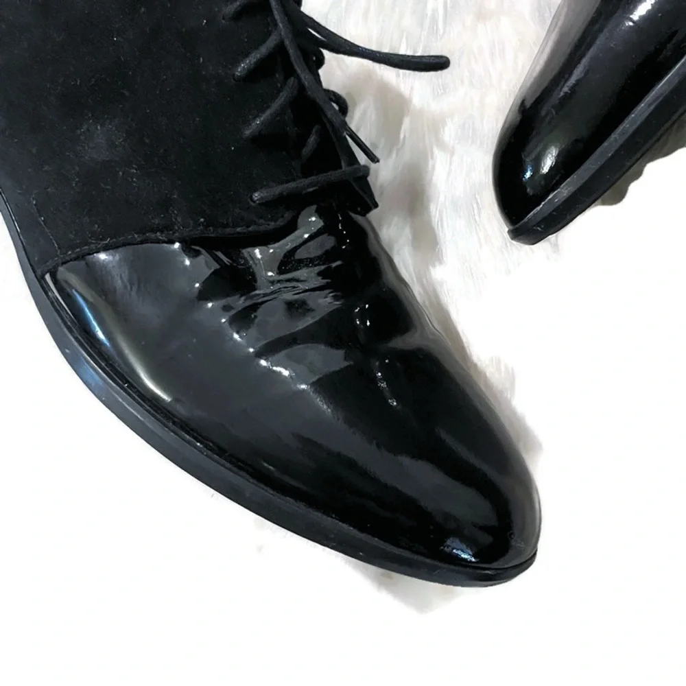 MUNRO MARKELLA BLACK DERBY OXFORD - Picture 4 of 11